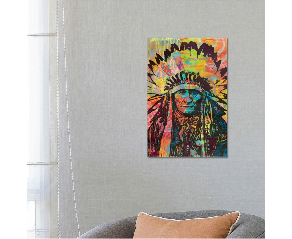 ICANVAS "NATIVE AMERICAN II" BY DEAN RUSSO CANVAS PRINT