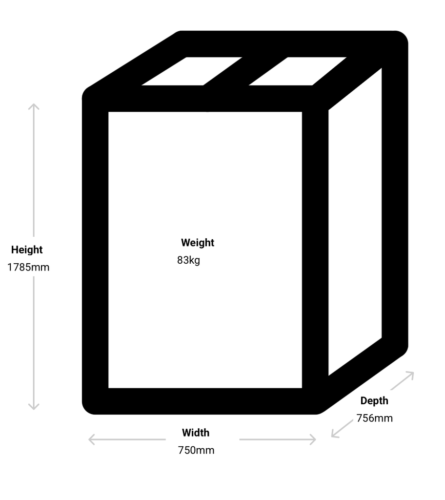 CHiQ CBM393NB3 396L Bottom Mount Fridge (Black)