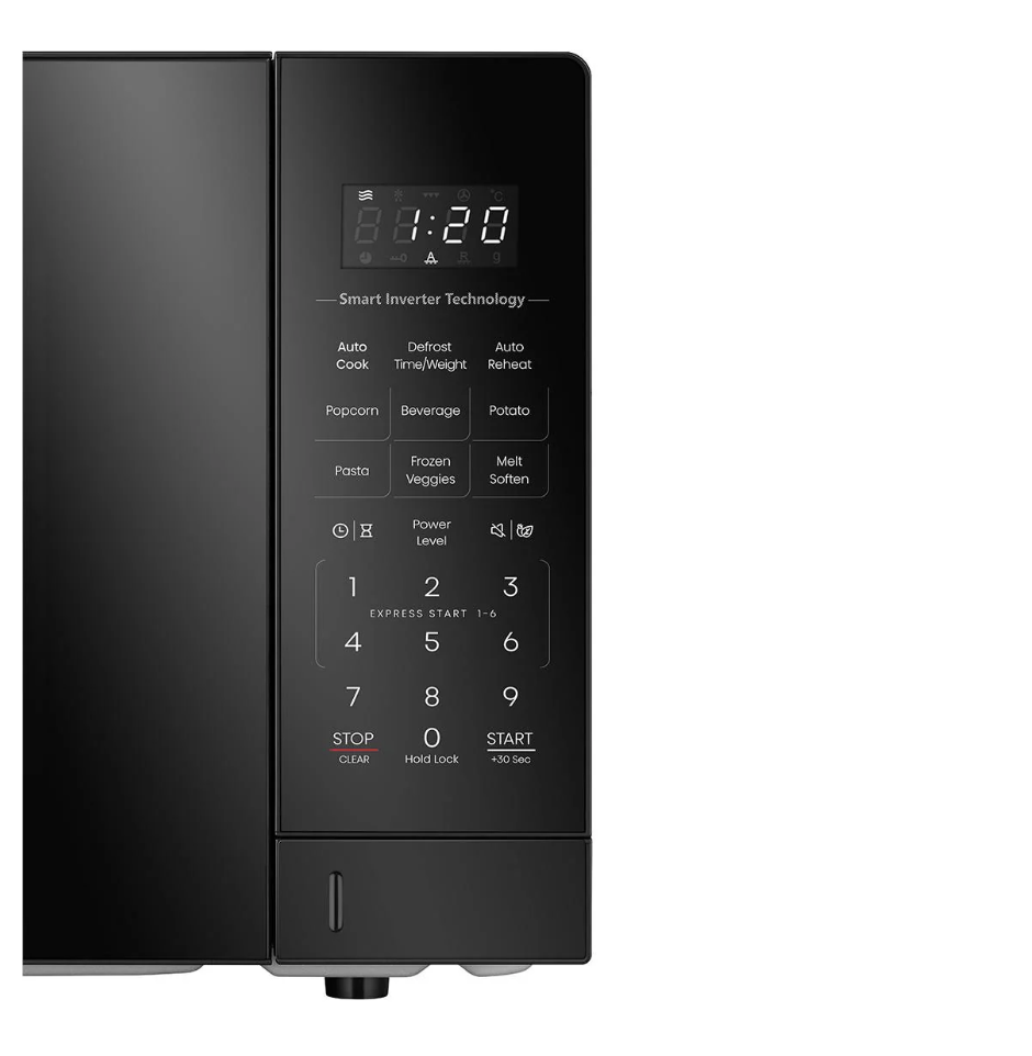 Hisense HMAS3411BMV 34L 1100W Smart Inverter Microwave Oven (Black Mirror)