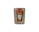 COFFEE CUP BAMBOO ABORIGINAL DESIGN - COLOURS OF THE LAND DESIGN - COLIN JONES