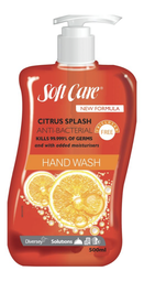 SOFT CARE CITRUS SPLASH ANTI-BAC HAND WASH 500ML